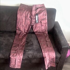 Metallic Skinny Jeans